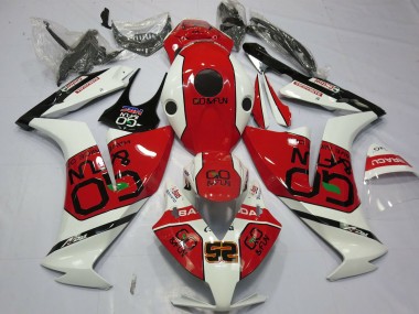 2012-2016 White Red Go&Fun Honda CBR1000RR Motorcycle Fairings