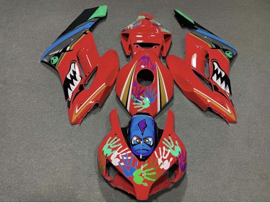 2004-2005 Red Blue Green Black Shark Honda CBR1000RR Motorcycle Fairings