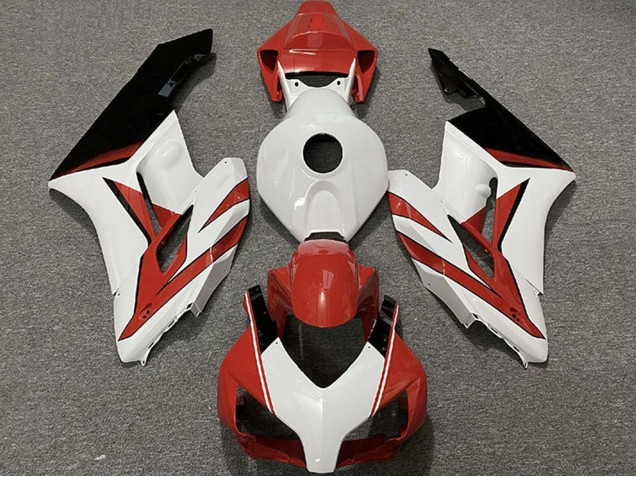 2004-2005 White Red Glossy Black Honda CBR1000RR Motorcycle Fairings