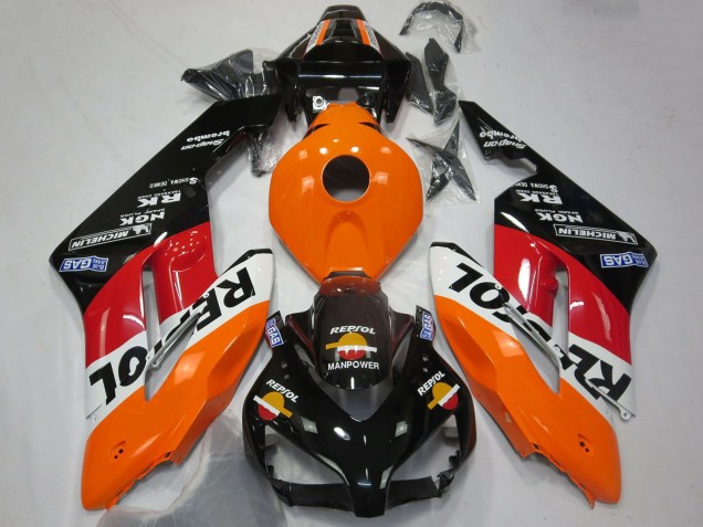 2004-2005 Orange White Red Glossy Black Repsol Honda CBR1000RR Motorcycle Fairing