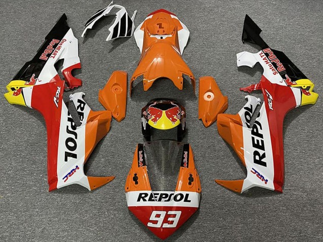 2017-2023 Orange White Yellow Red Glossy Black Red Bull Repsol 93 Honda CBR1000RR Motorcycle Fairings