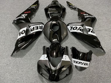 2006-2007 Grey White Glossy Black Repsol Honda CBR1000RR Motorcycle Fairings