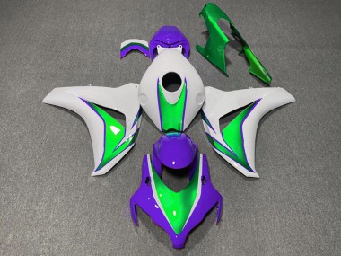 2008-2011 White Green Purple The Joker Honda CBR1000RR Motorcycle Fairings
