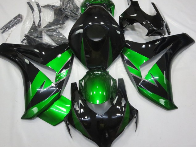 2008-2011 Green Glossy Black Honda CBR1000RR Motorcycle Fairings
