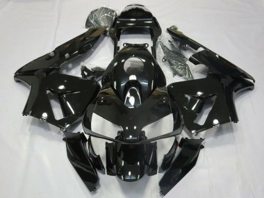 2003-2004 Glossy Black Honda CBR600RR Motorcycle Fairings
