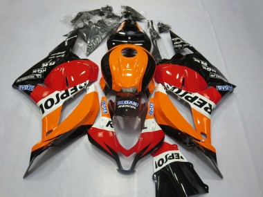 2009-2012 Orange White Red Glossy Black Repsol Honda CBR600RR Motorcycle Fairing Kits