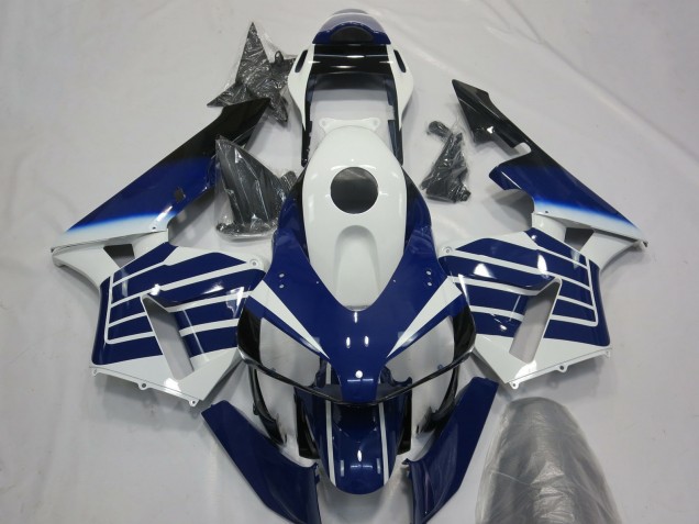 2003-2004 White Blue Honda CBR600RR Motorcycle Fairings