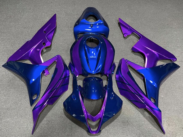 2007-2008 Blue Purple Honda CBR600RR Motorcycle Fairings