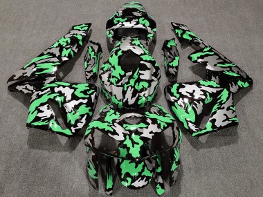 2005-2006 Camouflage Light Green Honda CBR600RR Motorcycle Fairings