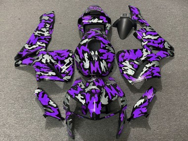 2005-2006 Camouflage Purple Honda CBR600RR Motorcycle Fairings