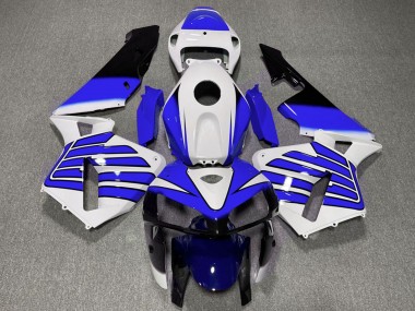 2005-2006 White Blue Wings Honda CBR600RR Motorcycle Fairings