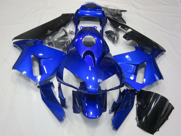 2003-2004 Blue Glossy Black Honda CBR600RR Motorcycle Fairing