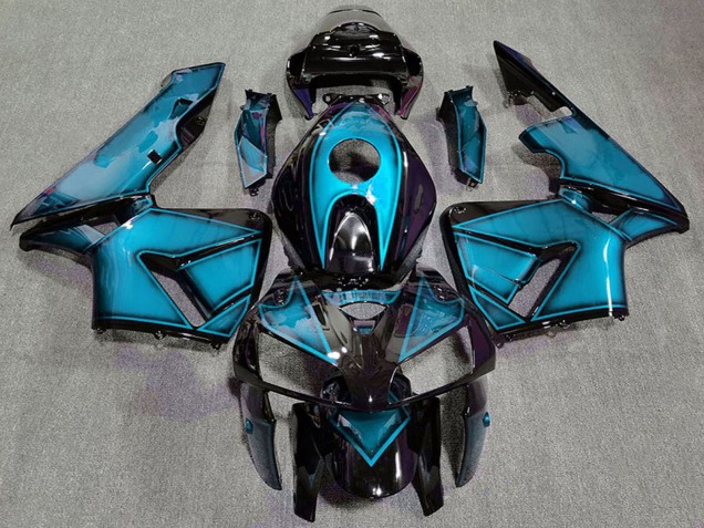 2005-2006 Deep Light Blue Honda CBR600RR Motorcycle Fairings
