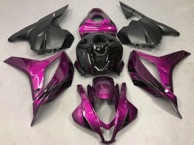2009-2012 Pink Glossy Black OEM Style Honda CBR600RR Motorcycle Fairings