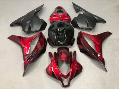 2009-2012 Red Glossy Black OEM Style Honda CBR600RR Motorcycle Fairing