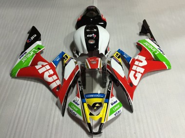 2007-2008 White Red Green Yellow Glossy Black Givi 6 Honda CBR600RR Motorcycle Fairings