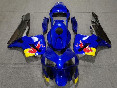 2003-2004 Blue Yellow Glossy Black Red Bull Honda CBR600RR Motorcycle Fairings