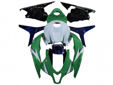 2009-2012 White Green Blue Glossy Black Honda CBR600RR Motorcycle Fairing