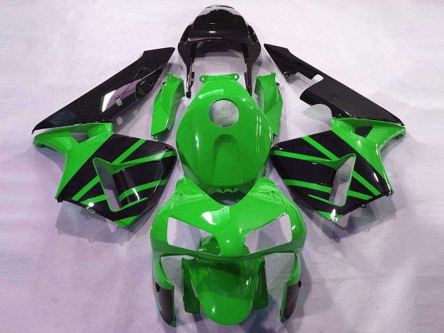2003-2004 Green Glossy Black OEM Style Honda CBR600RR Motorcycle Fairings