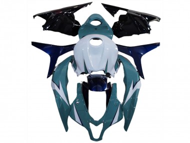 2009-2012 White Blue Glossy Black Honda CBR600RR Motorcycle Fairing Kits