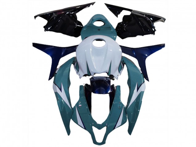 2009-2012 White Blue Glossy Black Honda CBR600RR Motorcycle Fairing Kits