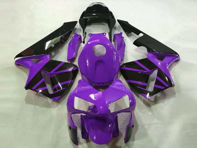 2003-2004 Purple Glossy Black OEM Style Honda CBR600RR Motorcycle Fairings
