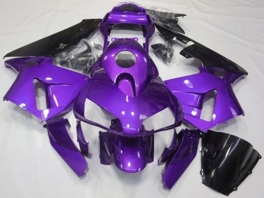 2003-2004 Purple Glossy Black Honda CBR600RR Motorcycle Fairing