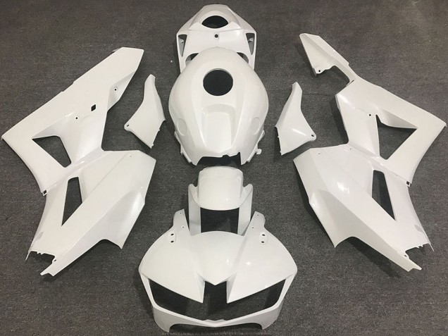 2013-2023 Glossy White Honda CBR600RR Motorcycle Fairings