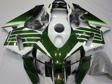 2003-2004 White Green Fade Honda CBR600RR Motorcycle Fairings