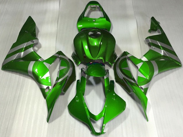 2007-2008 Green Captain America Honda CBR600RR Motorcycle Fairings
