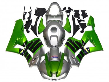 2013-2023 Silver Green Glossy Black HRC Honda CBR600RR Motorcycle Fairings