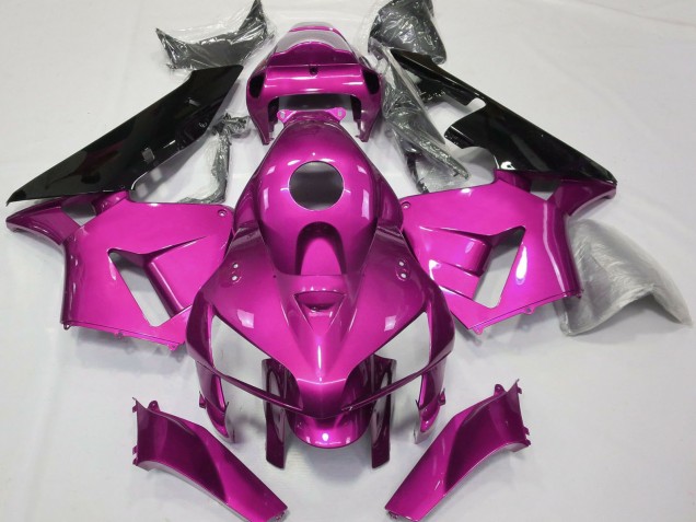 2005-2006 Hot Pink Black CBR Style Honda CBR600RR Motorcycle Fairings