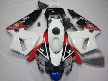 2003-2004 White Red Blue Glossy Black Lee Honda CBR600RR Motorcycle Fairings