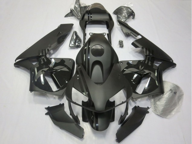 2003-2004 Matte Black Honda CBR600RR Motorcycle Fairings