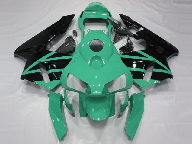 2003-2004 Mint Green Gloss Black Honda CBR600RR Motorcycle Fairings