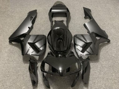 2003-2004 Glossy Black Matte Grey OEM Style Honda CBR600RR Motorcycle Fairings