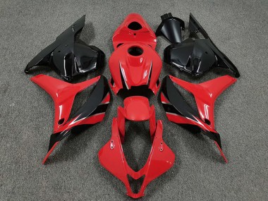 2009-2012 Red Glossy Black OEM Style Honda CBR600RR Motorcycle Fairings