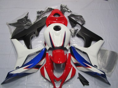 2007-2008 White Red Blue Matte Black OEM Style Honda CBR600RR Motorcycle Fairings