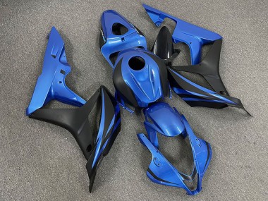 2007-2008 Blue Matte Black OEM Style Honda CBR600RR Motorcycle Fairings