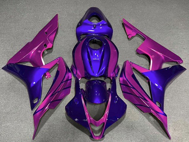 2007-2008 Blue Pink Honda CBR600RR Motorcycle Fairings