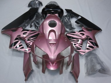 2005-2006 Rose Pink Flame Honda CBR600RR Motorcycle Fairings
