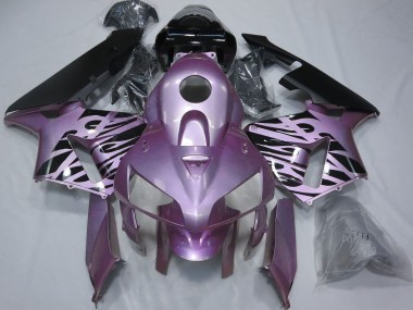 2005-2006 Rose Purple Flame Honda CBR600RR Motorcycle Fairings