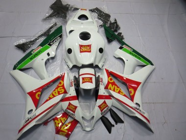 2007-2008 White Red Green Yellow San Carlo Honda CBR600RR Motorcycle Fairings
