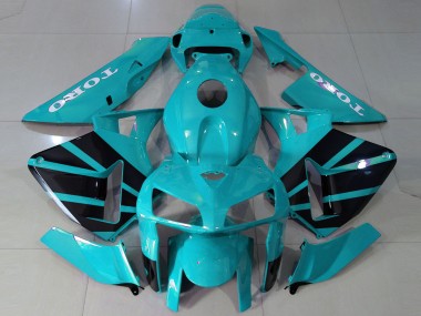 2005-2006 Teal OEM Style Honda CBR600RR Motorcycle Fairings