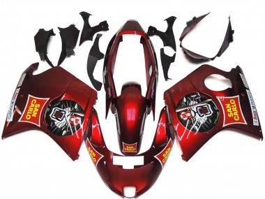 1996-2007 Red Yellow San Carlo Honda CBR1100XX Motorcycle Fairings