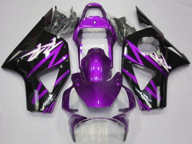 2002-2003 Purple Glossy Black Honda CBR954RR Motorcycle Fairing