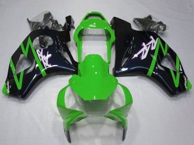 2002-2003 Green Glossy Black Honda CBR954RR Motorcycle Fairing Kits