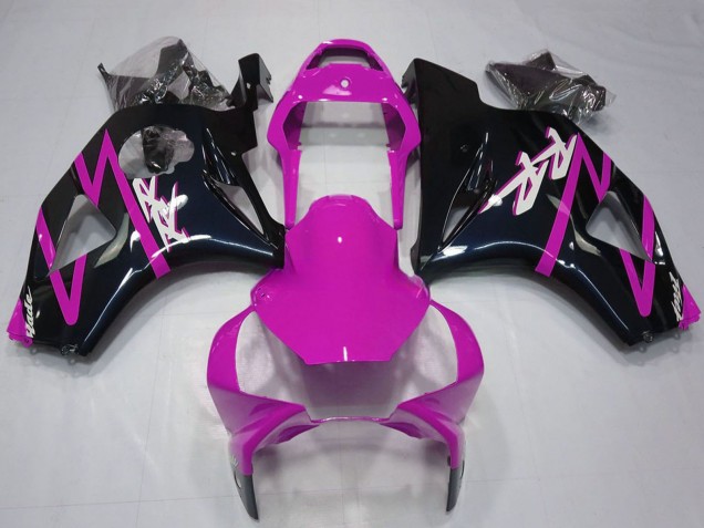 2002-2003 Pink Glossy Black Honda CBR954RR Bike Fairings