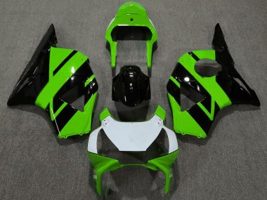 2002-2003 Green Glossy Black White Green OEM Style Honda CBR954RR Motorcycle Fairings