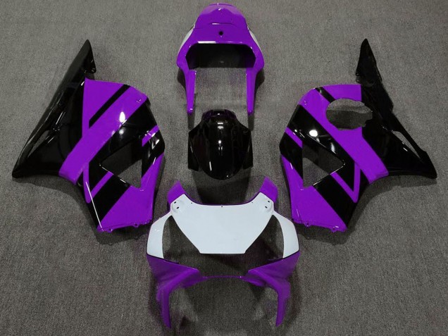 2002-2003 Purple White Glossy Black OEM Style Honda CBR954RR Motorcycle Fairings